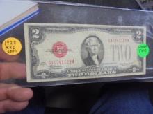 1928 Large Two $2 Red Seal Note