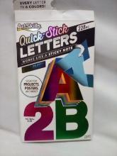 Shimmer Quick Stick letters
