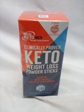 10 Serving Pack of Real Ketones Peach Weight Loss Powder Sticks