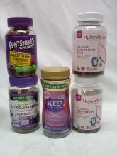 Lot of 5 Various Bottles of KIDS Dietary Supplements/Gummies
