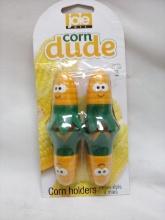 2 Pairs of Joie MSC Corn Dude Corn on the Cob Holders