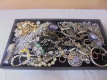 Large Group of Assorted Ladies Jewelry