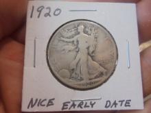 1920 Silver Walking Liberty Half Dollar