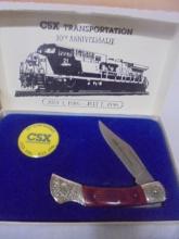 Cherokee CSX Railroad Foldign Pocket Knife