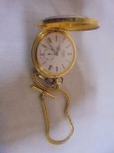 Antique LeGrant 17 Jewel Incabloc Swiss Made Pocket Watch w/ Fob