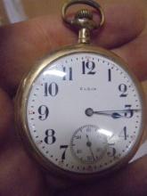 Antique Elgin Natl Watch Co 17 Jewel Pocket Watch