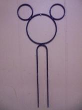 Iron Mickey Mouse Head Yard/ Garden Décor