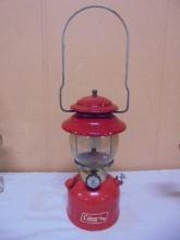 Vintage Red Coleman Single Mantel Lantern