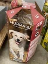 APPROX. 10 KG OF HURRAW DEHYDRATED RAW DOG FOOD (POSSIBLY PREVIOUSLY OPENED), PORK FLAVOURED