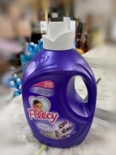 4 OF 3.5 LITRE BOTTLES OF FLEECY CONCENTRATED FABRIC SOFTENER