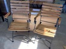 PAIR OF PATIO CHAIRS --- NEW