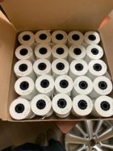 50 ROLLS OF 2-1/4 INCH x 75 FT THERMAL ROLLS