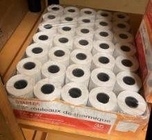 35 ROLLS OF 2-1/4 INCH x 60 FT THERMAL ROLLS