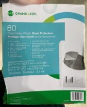 APPROX. 150 CLEAR HEAVYWEIGHT SHEET PROTECTORS