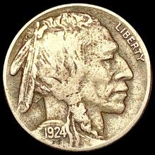 1924-D Buffalo Nickel NEARLY UNCIRCULATED