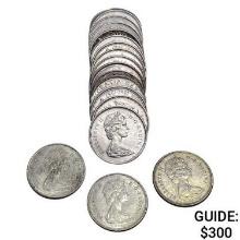 1910-1968 Canada Quarters Silver & Clad Coins [