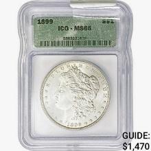 1899 Morgan Silver Dollar ICG MS65