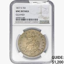 1877-S Silver Trade Dollar NGC UNCDetails