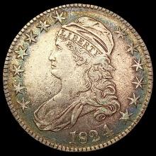 1824/1 Capped Bust Half Dollar LIGHTLY CIRCULATED