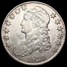 1830 Capped Bust Half Dollar CLOSELY UNCIRCULATED