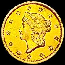 1851-O Rare Gold Dollar CHOICE AU