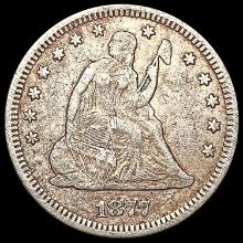 1877-S Seated Liberty Quarter CLOSELY UNCIRCULATED
