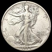 1933-S Walking Liberty Half Dollar CLOSELY UNCIRCULATED