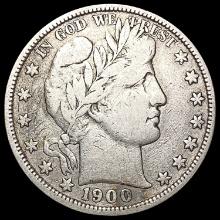 1900 Barber Half Dollar LIGHTLY CIRCULATED