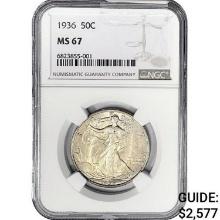 1936 Capped Bust Half Dollar NGC MS67