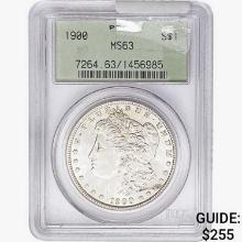 1900 Morgan Silver Dollar PCGS MS63
