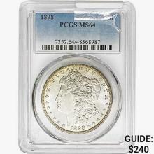 1898 Morgan Silver Dollar PCGS MS64
