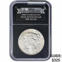 1926 Silver Peace Dollar GG UNC