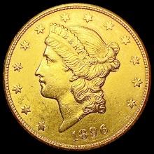 1896-S $20 Gold Double Eagle UNCIRCULATED