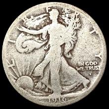 1916-S Walking Liberty Half Dollar NICELY CIRCULATED