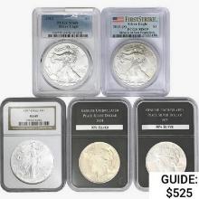 1924-2013 [5] US Silver Eagles
