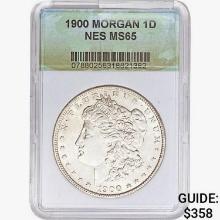 1900 Morgan Silver Dollar NES MS65