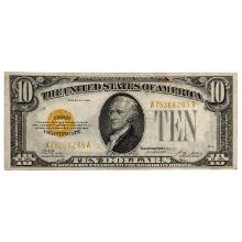 FR. 2400 1928 $10 TEN DOLLARS GOLD CERTIFICATE CURRENCY NOTE GEM UNCIRCULATED