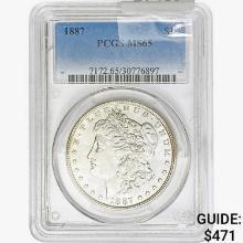 1887 Morgan Silver Dollar PCGS MS65