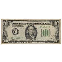 1934-A $100 ONE HUNDRED DOLLARS FRN FEDERAL RESERVE NOTE CHICAGO, IL VERY FINE+