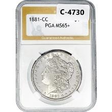 1881-CC Morgan Silver Dollar PGA MS65+