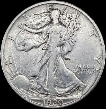1920-S Walking Liberty Half Dollar NICELY CIRCULATED