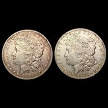 [2] 1883-S Morgan Silver Dollars [2 Coins] HIGH GRADE