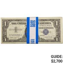 PACK OF (100) 1957 $1 ONE DOLLAR SILVER CERTIFICATES CURRENCY NOTES GEM UNCIRCULATED