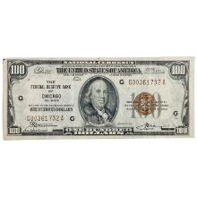 FR. 1890-G 1929 $100 FRBN FEDERAL RESERVE BANK NOTE CHICAGO, IL VERY FINE