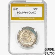 1880 Seated Liberty Half Dollar PGA PR66 CAMEO