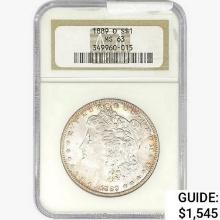 1889-O Morgan Silver Dollar NGC MS63