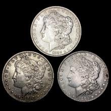 [3] 1887&1889 Morgan Silver Dollar CLOSELY UNCIRCULATED