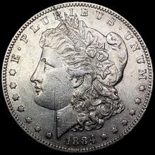 1884-S Morgan Silver Dollar CHOICE AU