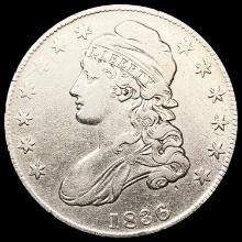 1836 Capped Bust Half Dollar ABOUT UNCIRCULATED