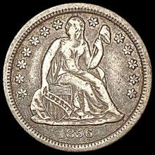 1856-O Seated Liberty Dime NEARLY UNCIRCULATED